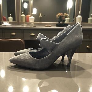 Sole Society Suede Gray Heels